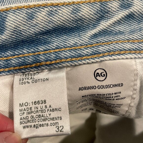 NWOT AG Adriano Goldschmied Men's 32x32 The Tellis Modern Slim Jean Distressed - Picture 3 of 8